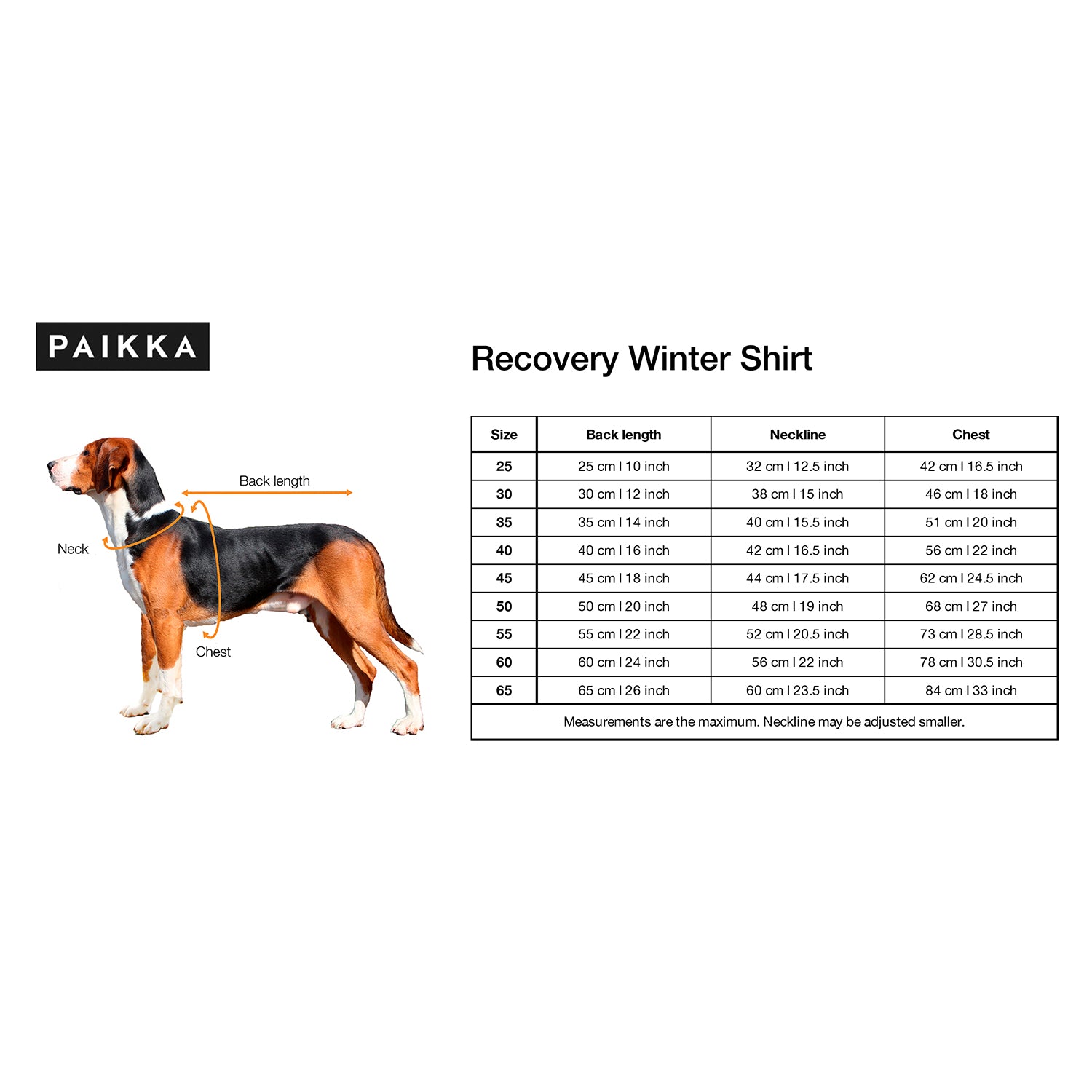 Recovery winter shirt