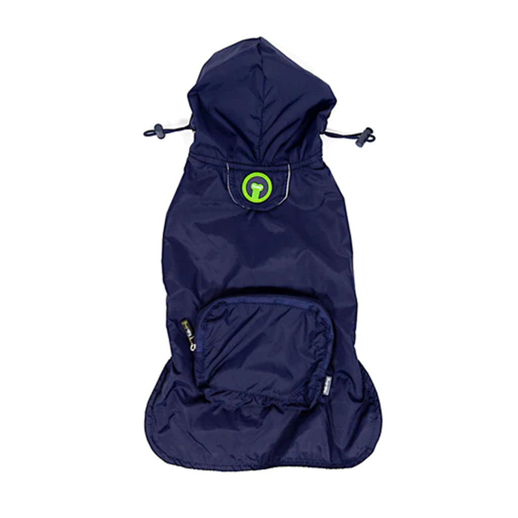 Packaway raincoat navy