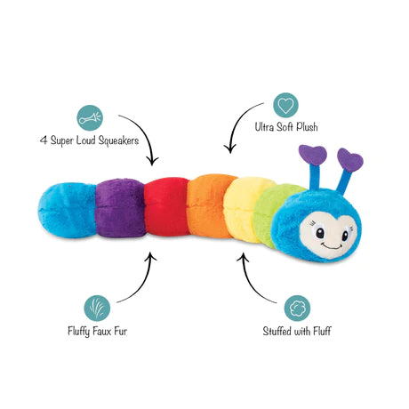 Don't bug me dog toy