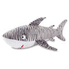 Large tiger shark dog toy