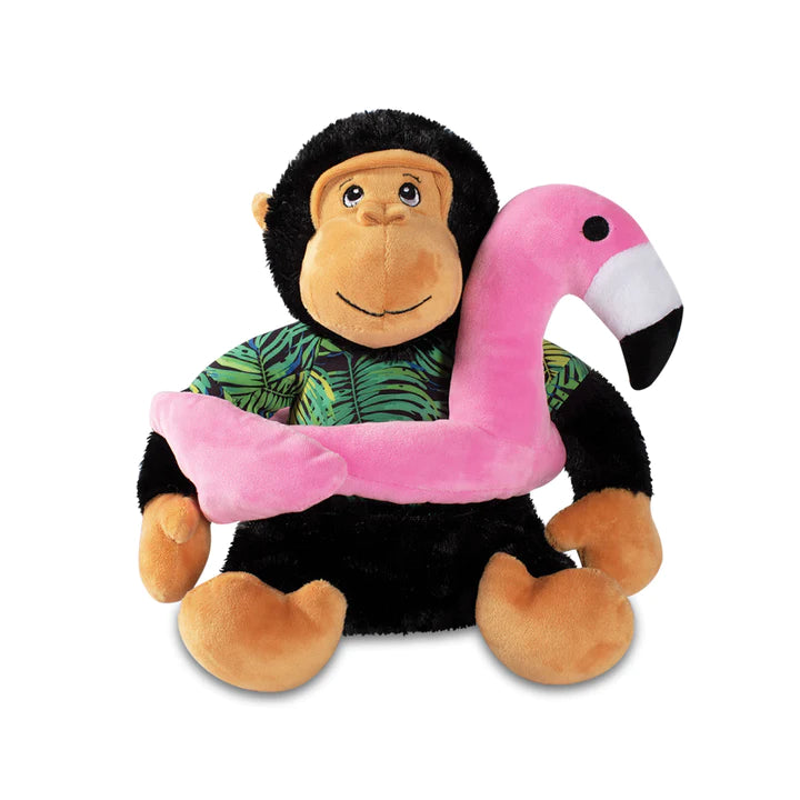 Large Gregory the Gorilla flamingo dog toy