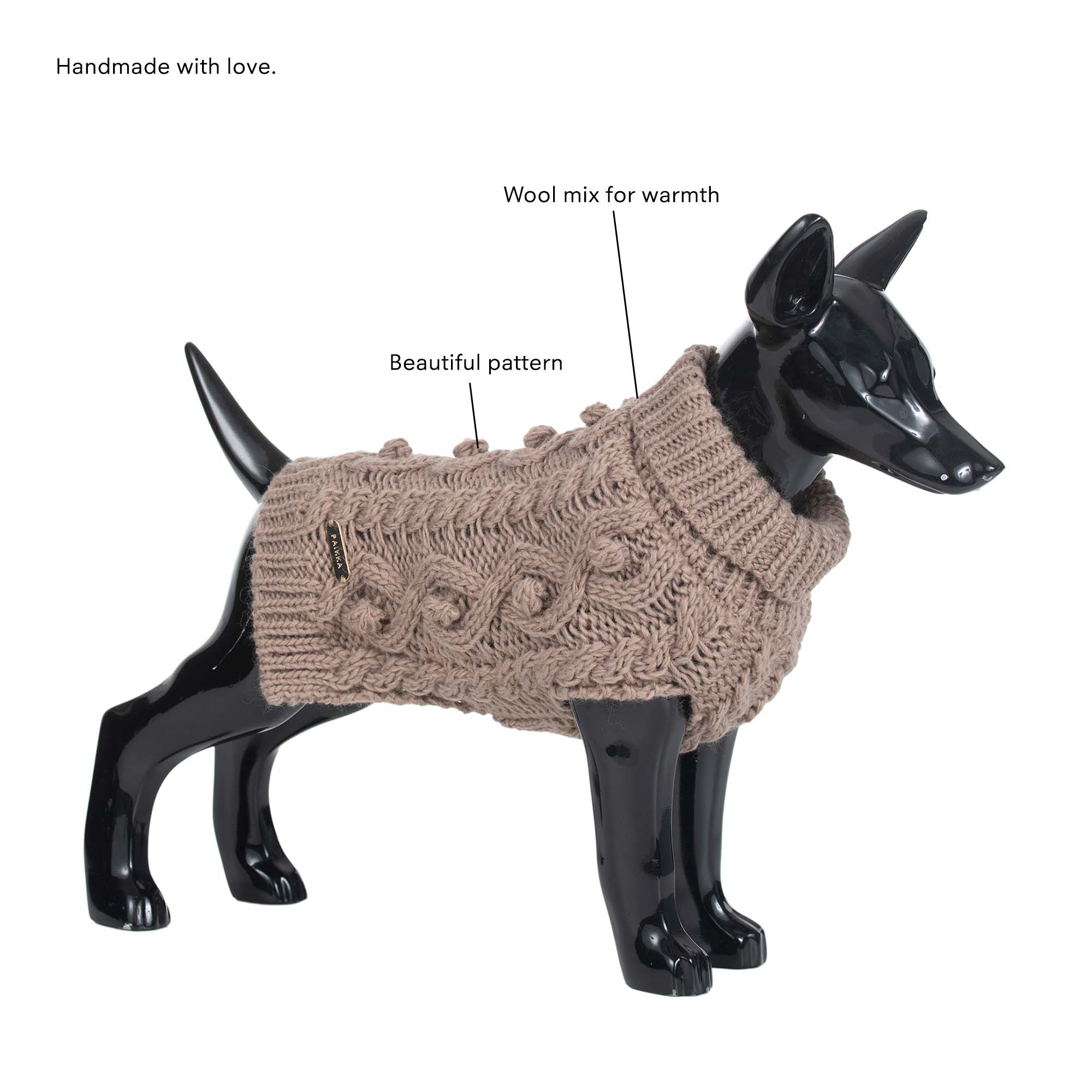 Handmade knit sweater